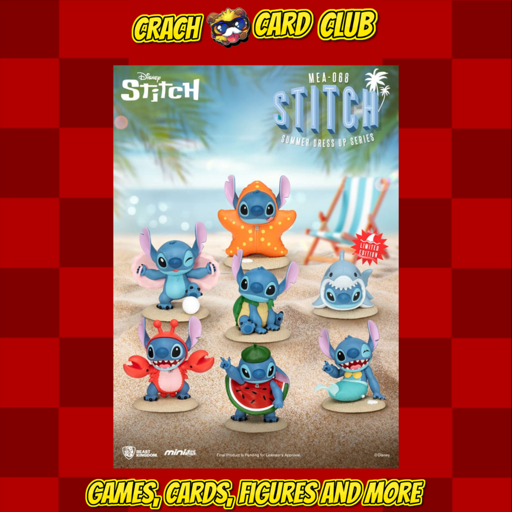 stitch Lilo & Stitch Mini Egg Attack Figures 10 cm Stitch summer dress up Series Assortment (1p)