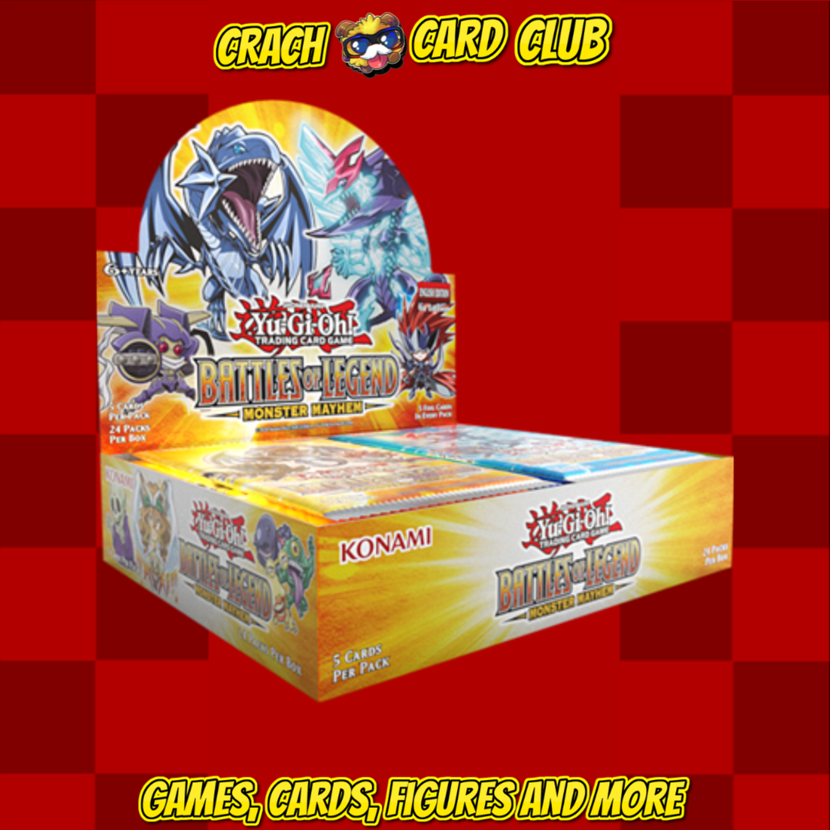 Yu-Gi-Oh! YGO - Battle of Legends: Monster Mayhem Booster Display (24 Packs) - EN