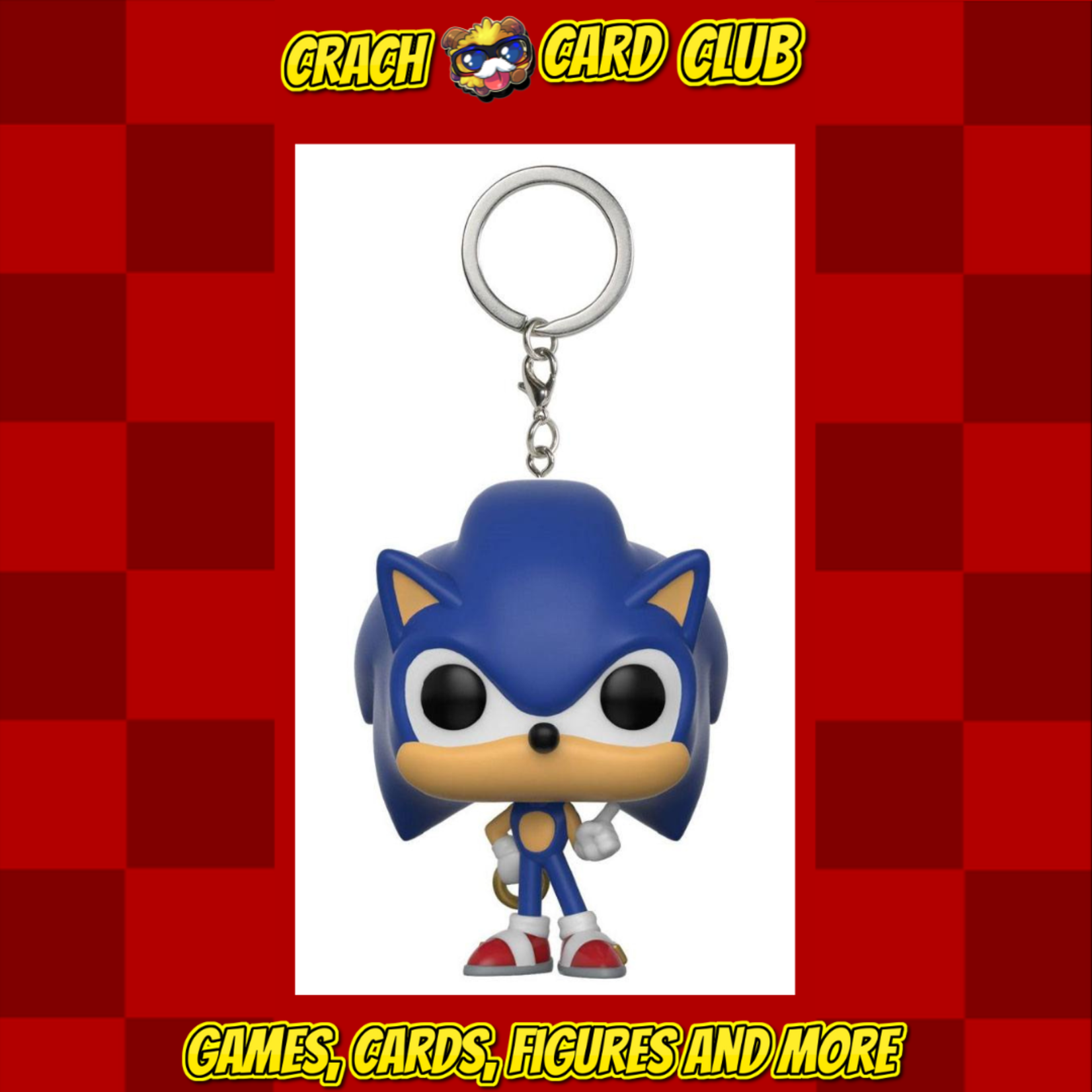 sonic Sonic The Hedgehog POP! Vinyl Keychain Sonic (Ring) 4 cm