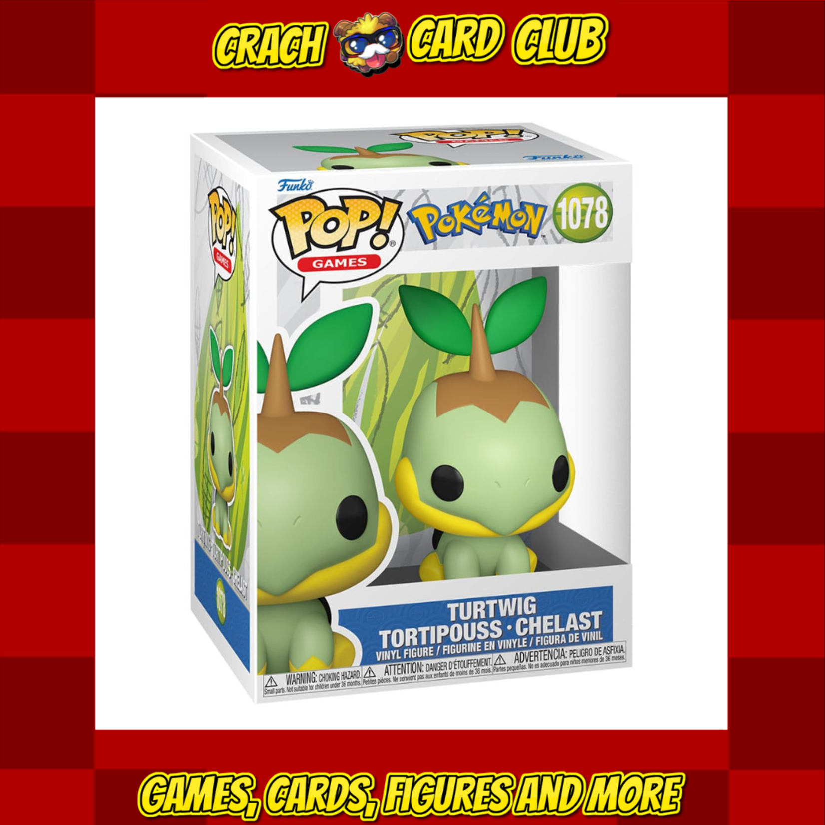 Pokemon Pokemon POP! Games Vinyl Figure Turtwig 9 cm