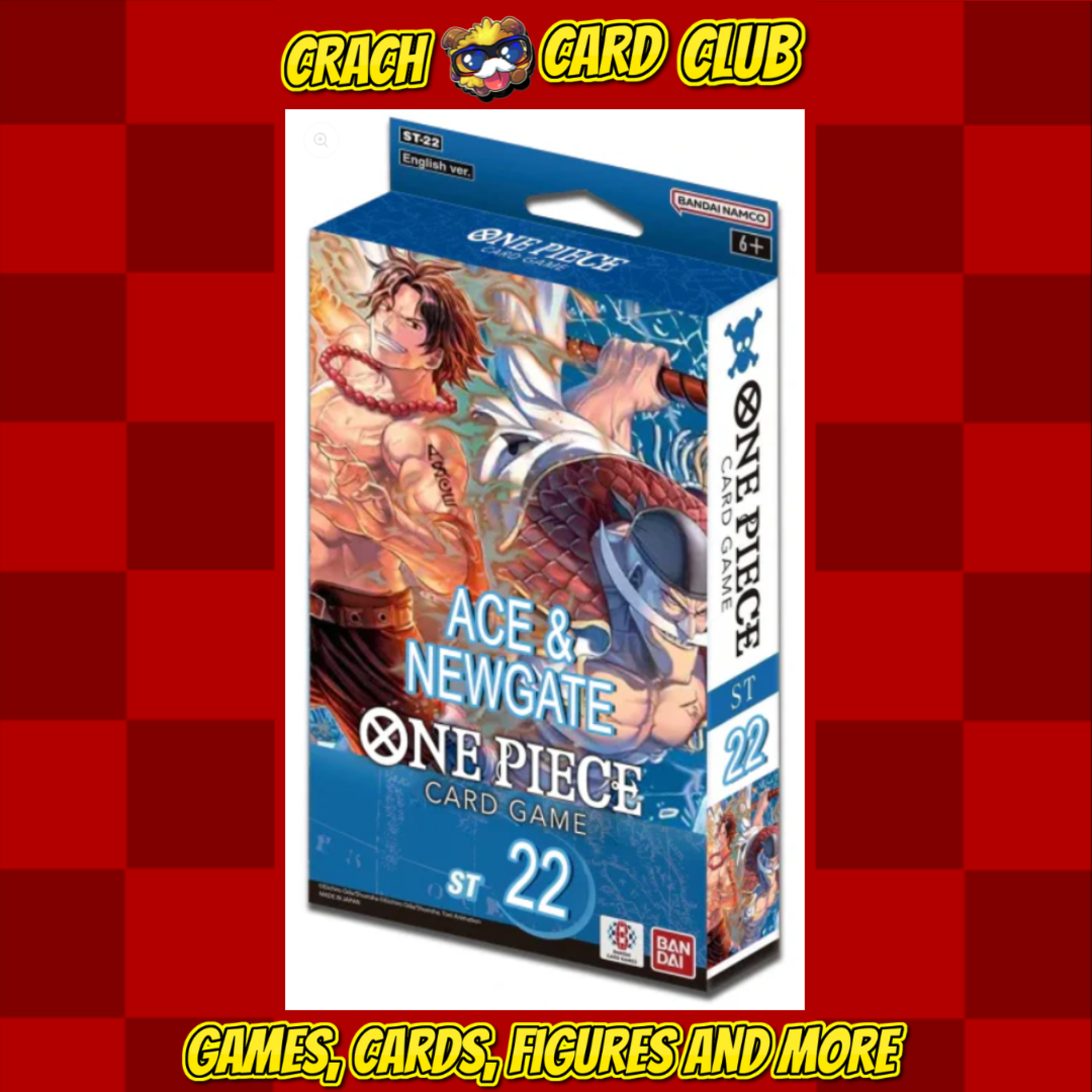 One Piece One Piece Card Game Ace & Newgate ST22 Starter Deck