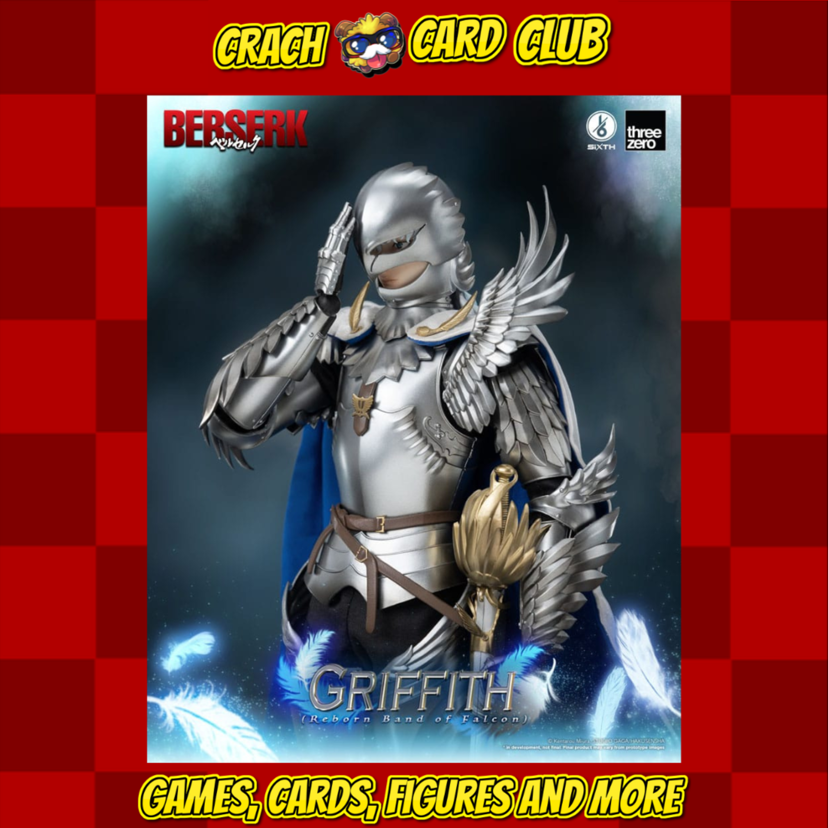 Berserk Berserk Action Figure 1/6 Griffith (Reborn Band of Falcon) Deluxe Edition 40 cm