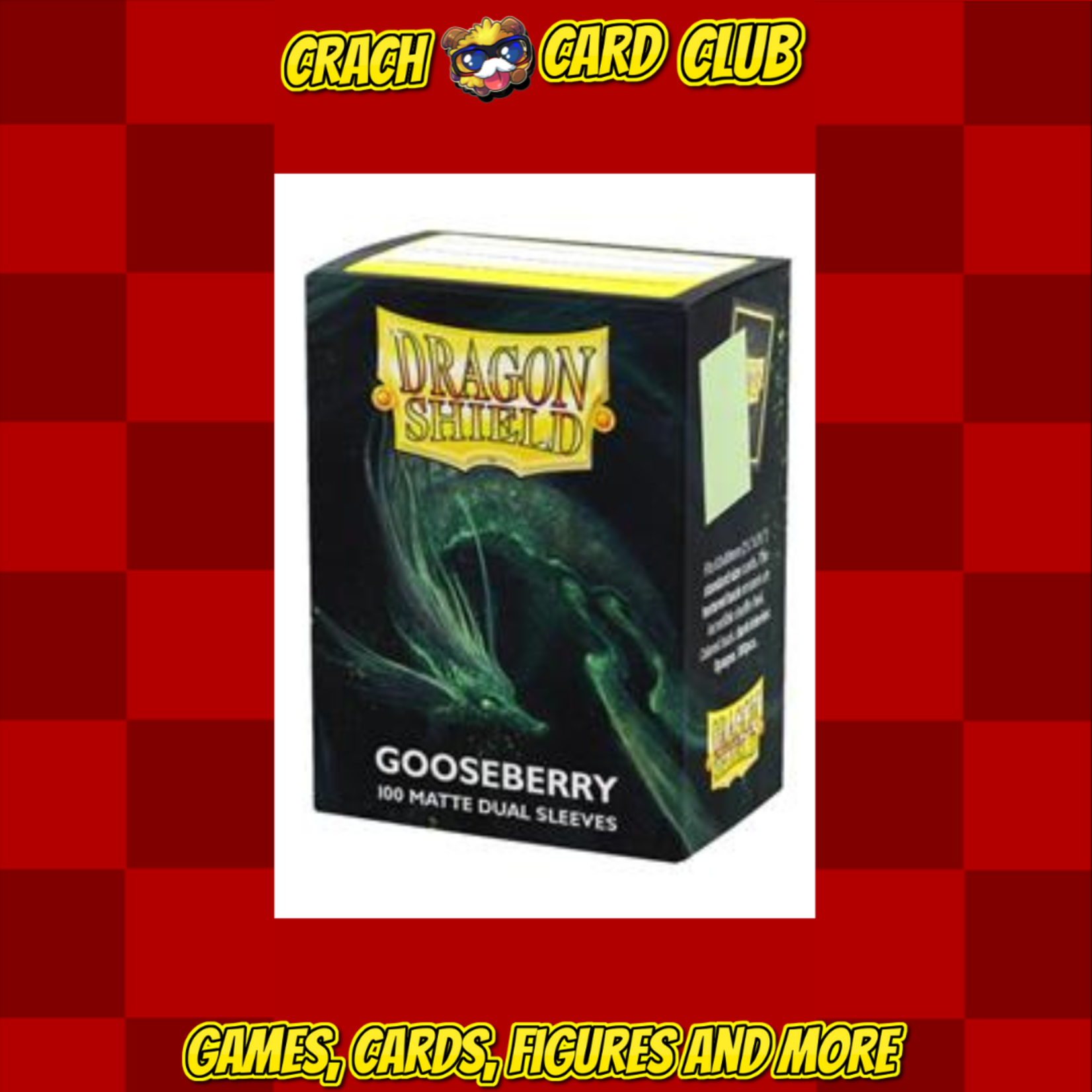 Dragon Shield Dragon Shield Sleeves - Standard size - Matte Dual - Gooseberry (100 Sleeves)