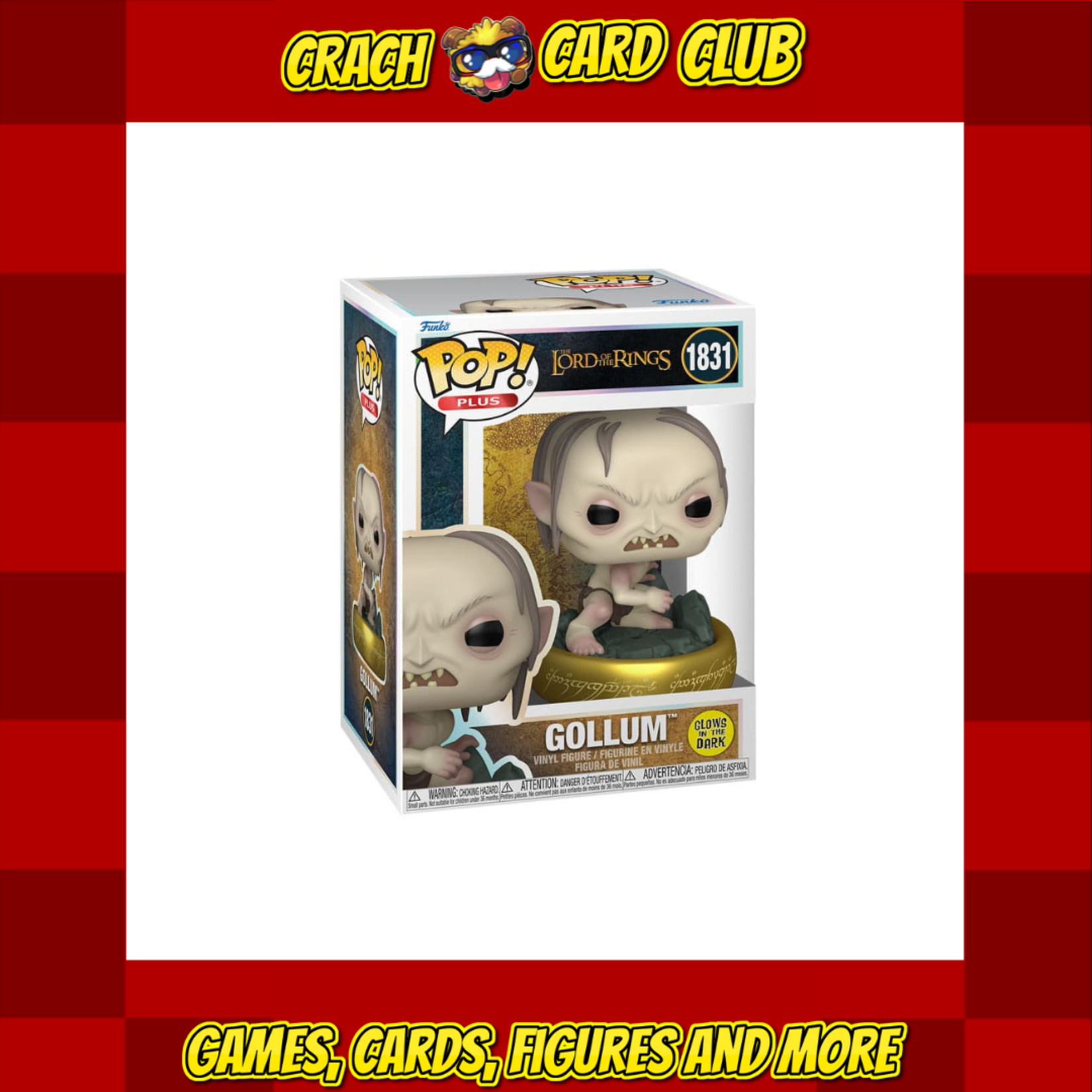 lord of the rings Lord of the Rings POP! Plus Movies Vinyl Figures Gollum(GW) 9 cm