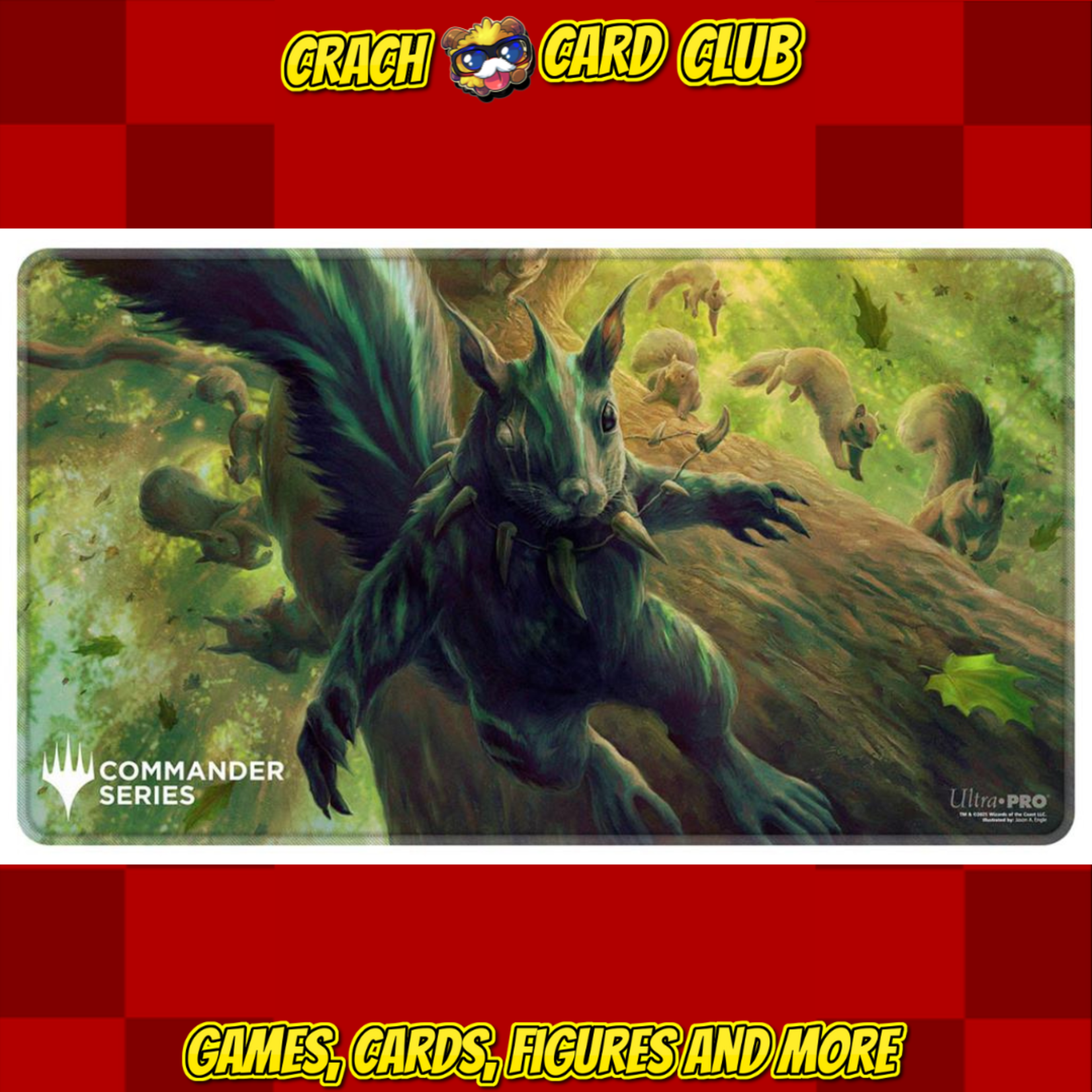 Ultra Pro UP - Commander Series - Release 6 - Fan Vote 1 - Q1 2025 Stitched Edge Playmat Chatterfang for MTG