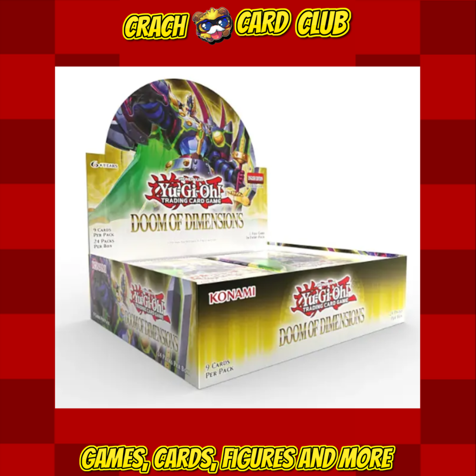 Yu-Gi-Oh! YGO - Doom of Dimensions Booster Display (24 Packs) - EN