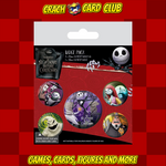 nightmare before christmas Nightmare Before Christmas Pin-Back Buttons 5-Pack Characters