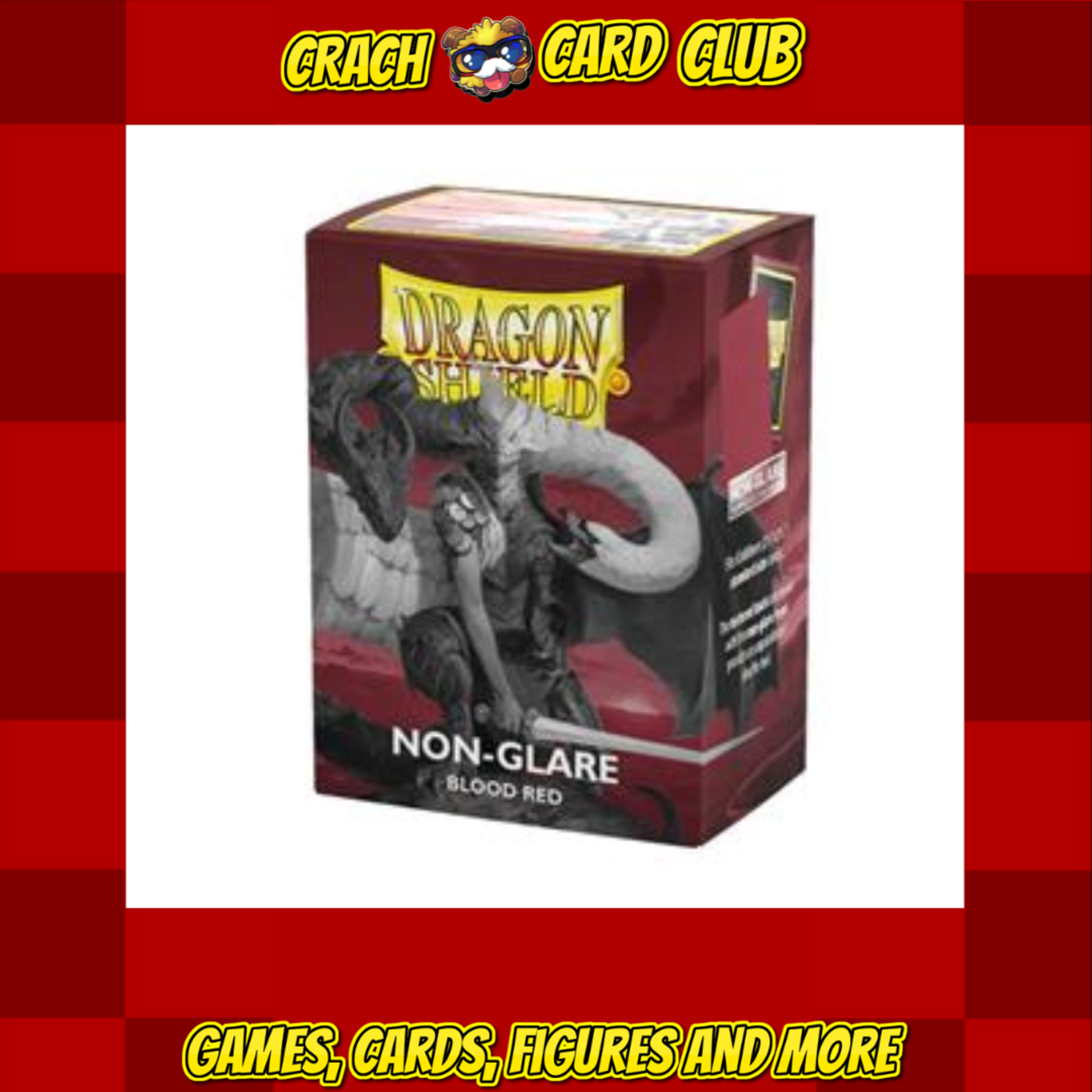 Dragon Shield Dragon Shield Matte Non-Glare Sleeves - Blood Red (100 Sleeves)
