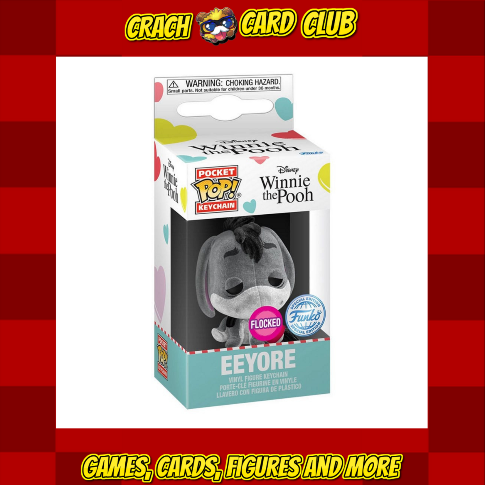 FUNKO Disney 2022 POP! Vinyl Keychains 4 cm Eeyore w/heart (FL)