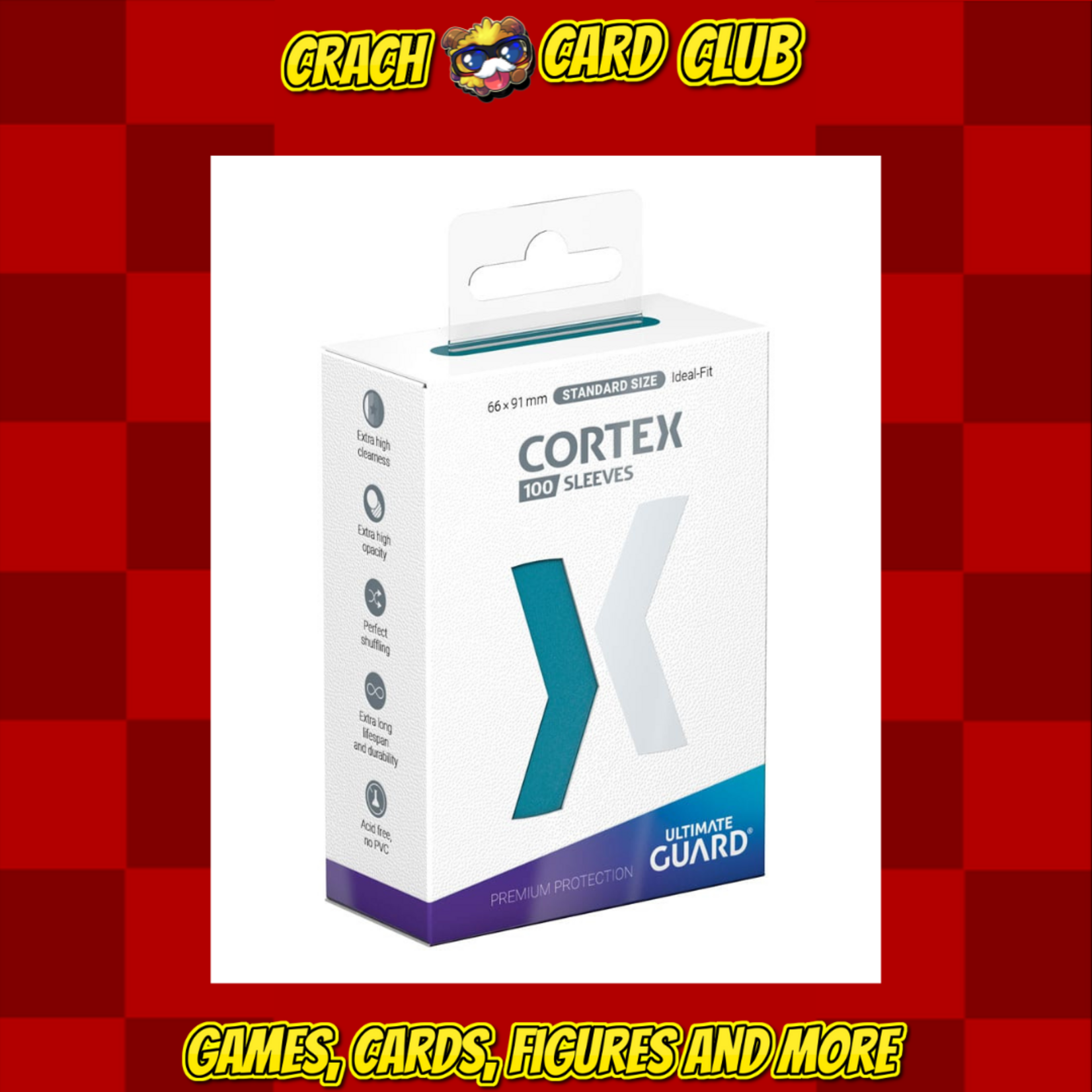 ultimate guard Ultimate Guard Cortex Sleeves Standard Size (100) - Petrol