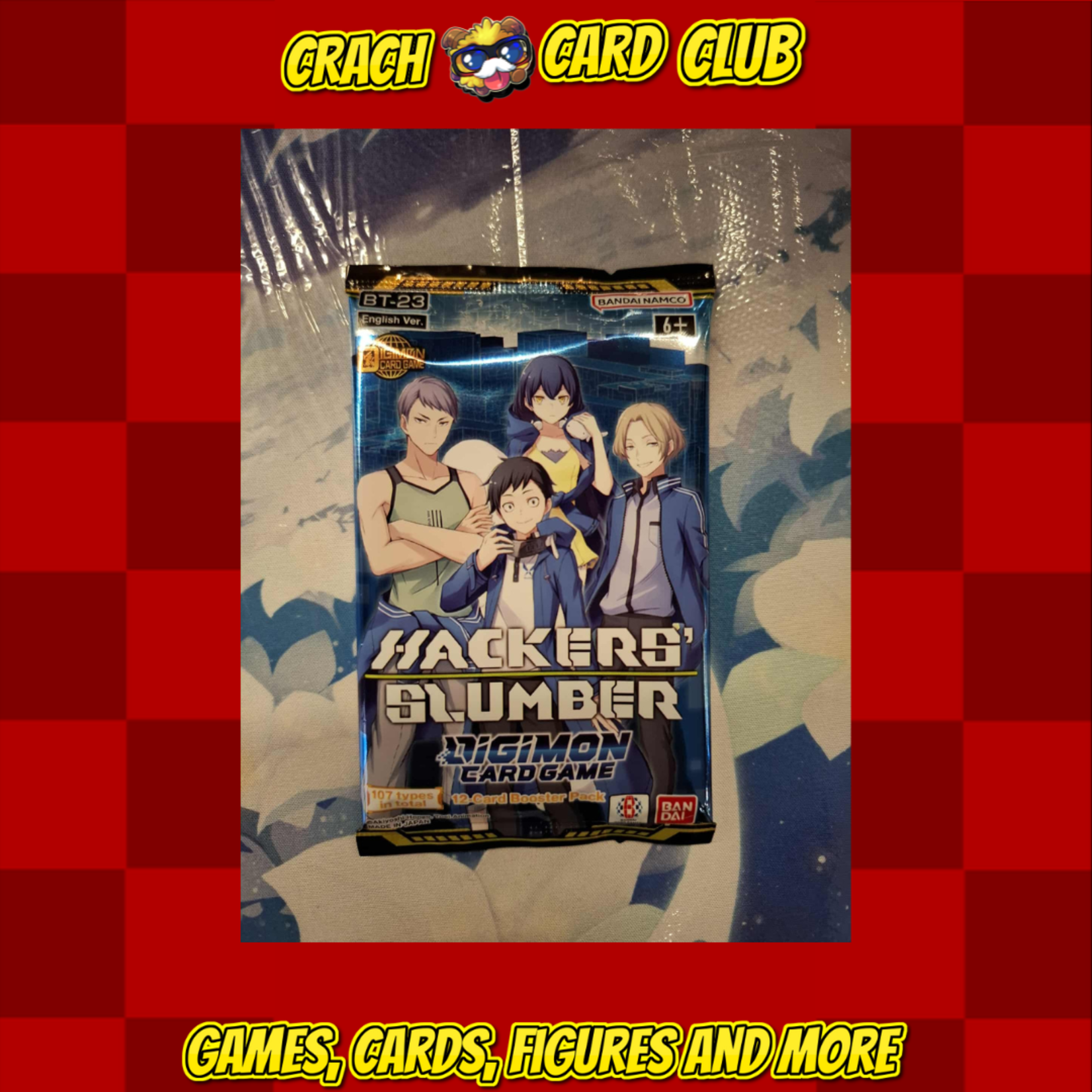 DIGIMON CG Digimon Card Game Hackers’ Slumber BT-23 Booster Pack - EN