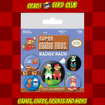 Nintendo Super Mario Bros. Pin-Back Buttons 5-Pack