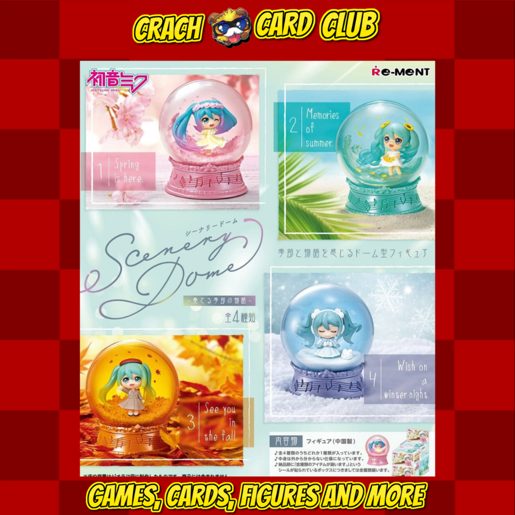 hatsune miku Hatsune Miku Mini Snowglobes Scenery Domes