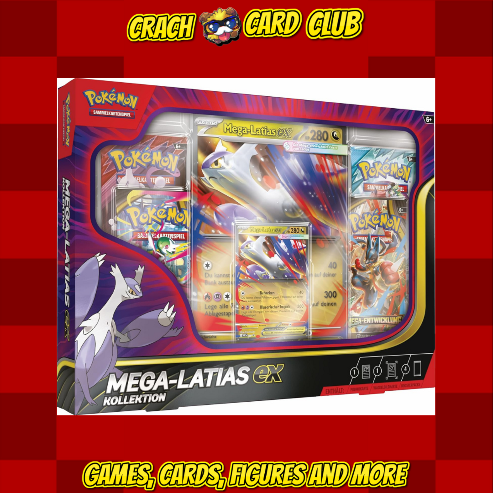 Pokemon Mega Latias ex Box (4 boosters) EN
