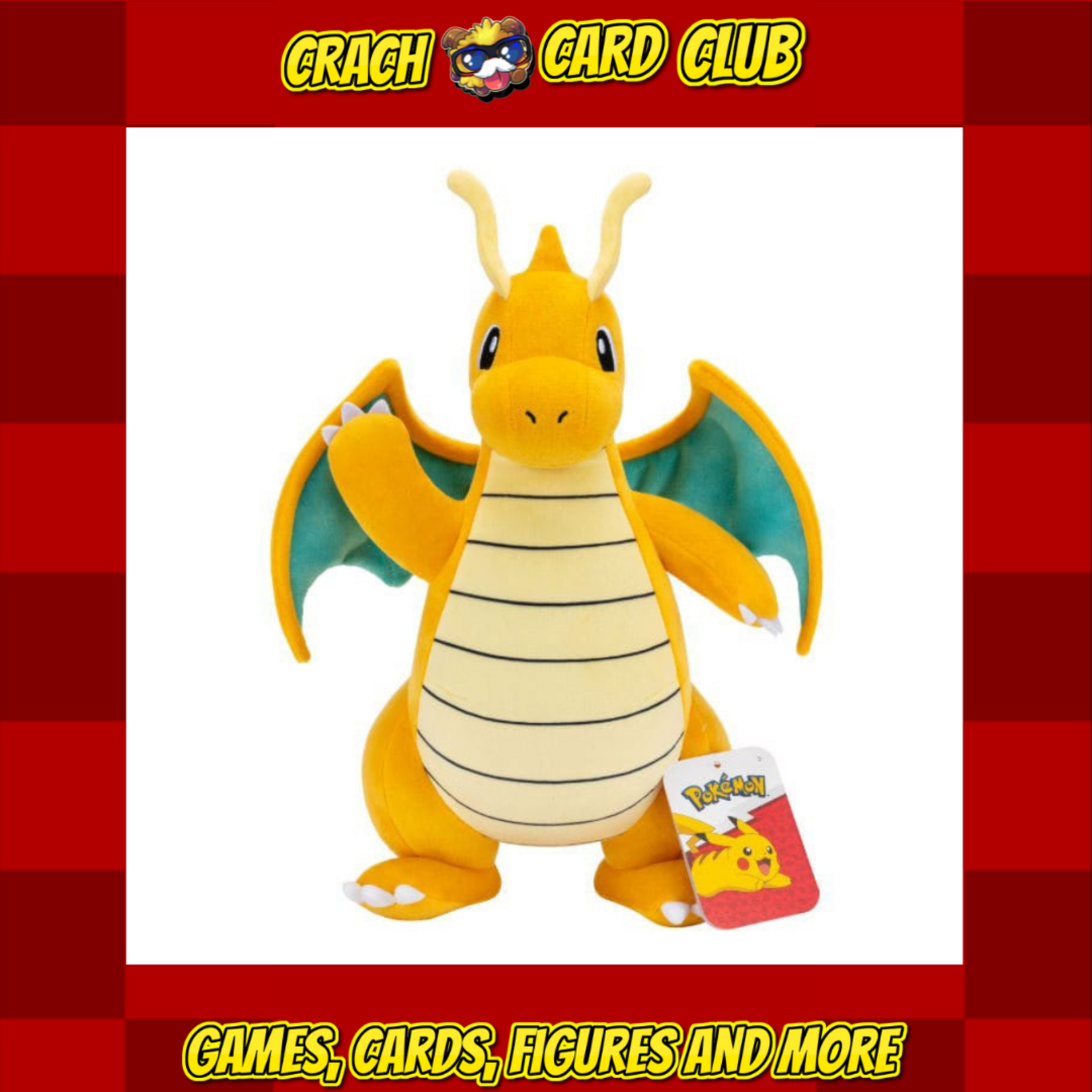 Pokemon Pokémon Plush Figure Dragonite 30 cm