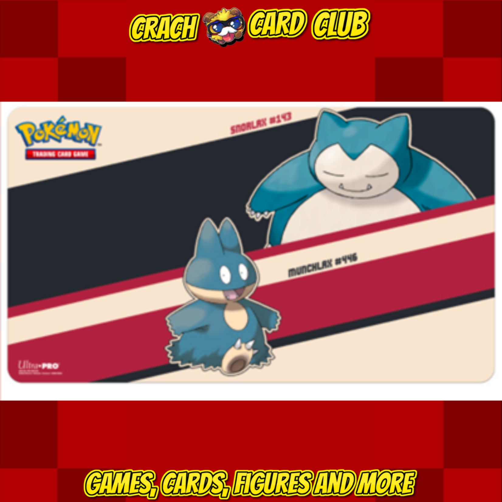 Pokemon UP - Snorlax & Munchlax Playmat for Pokémon