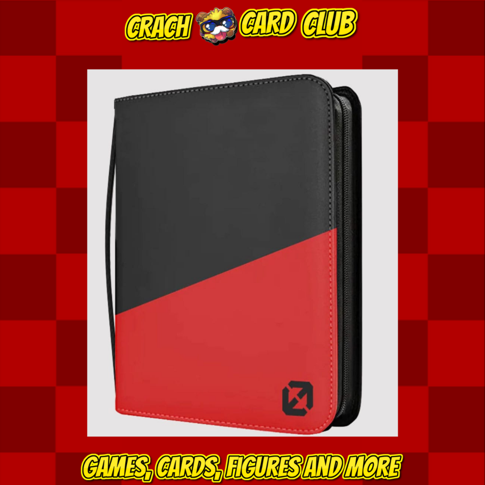 evoretro Evoretro Shield+ Topload Cards Binder 216 Cards Black/Red