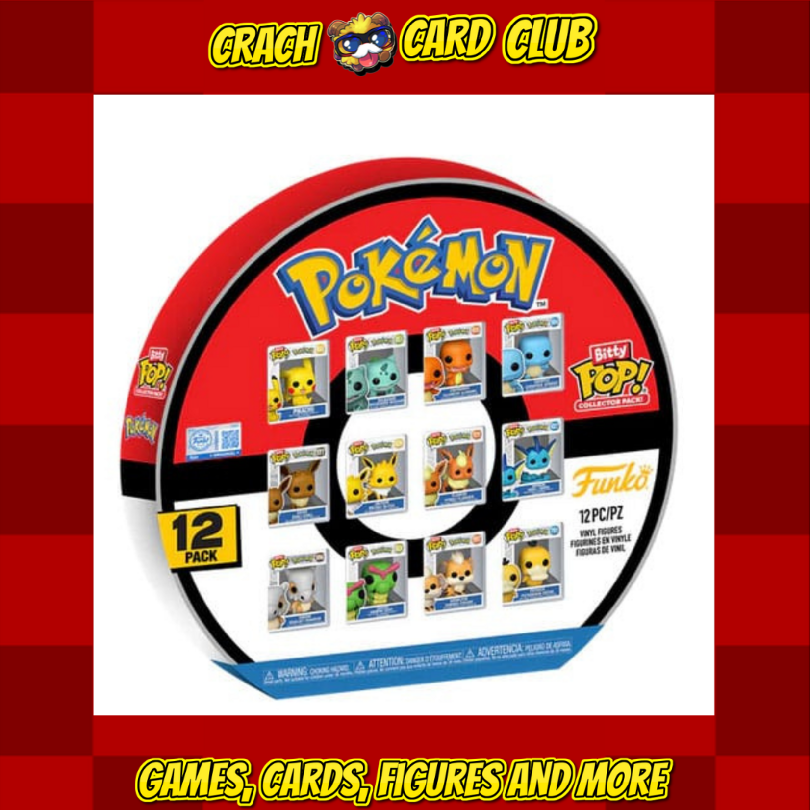 Pokemon Pokemon Bitty POP! Vinyl Figure Multipack 2,5 cm Display (12)