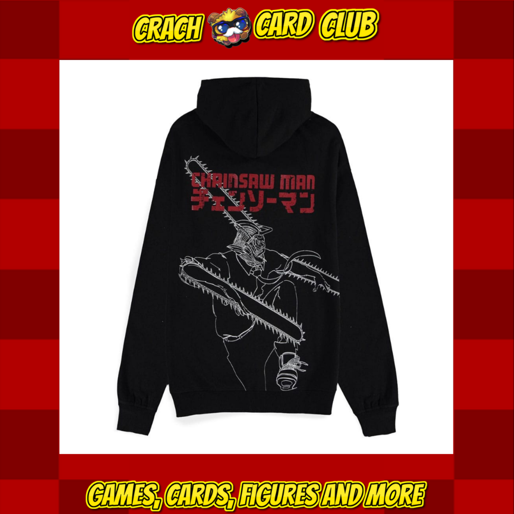 chainsawman Chainsaw Man Zipper Hoodie Chainsaw Devil Size XL