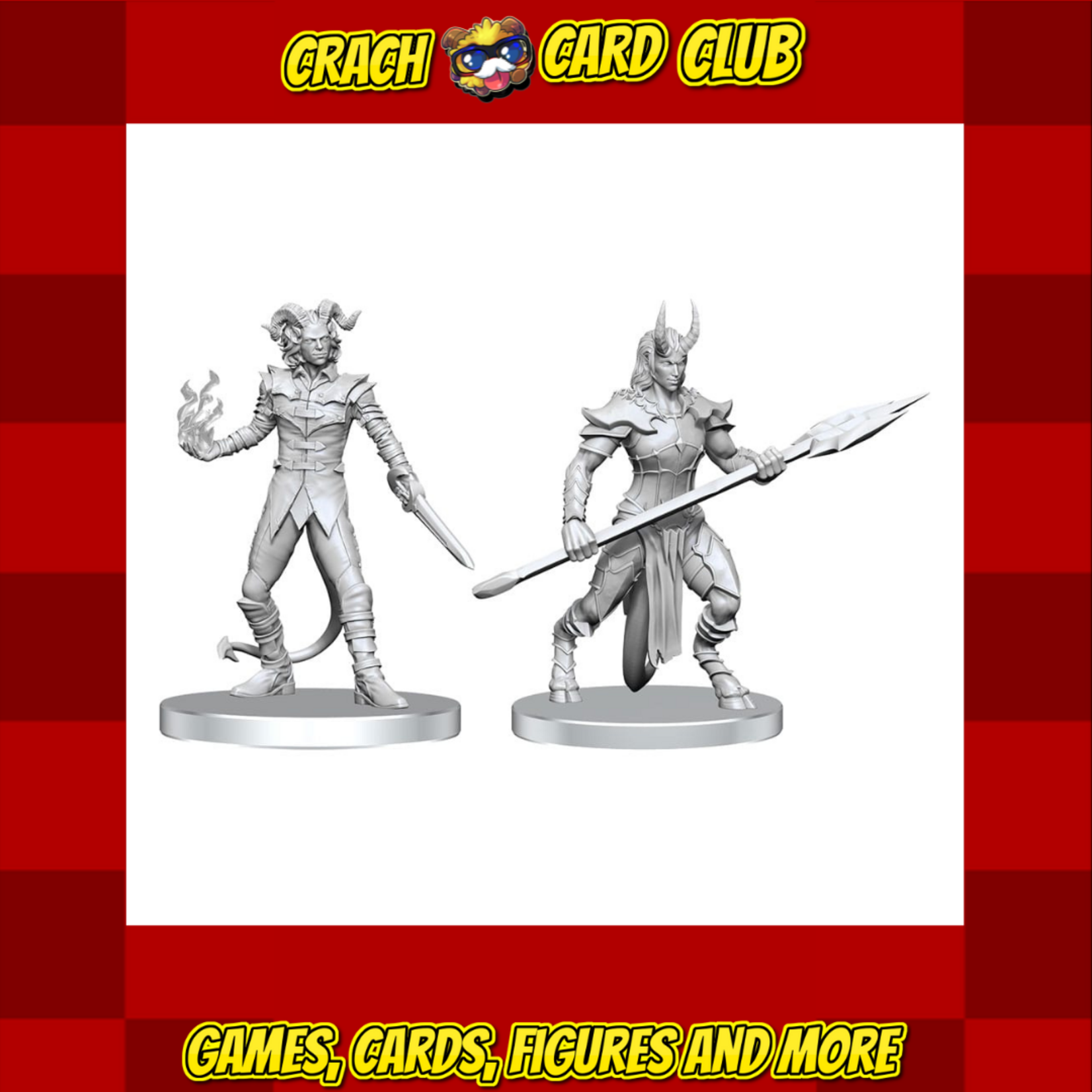 pathfinder Pathfinder Deep Cuts Unpainted Miniatures Vordine (Infantry Devil) & Pitborn Rogue