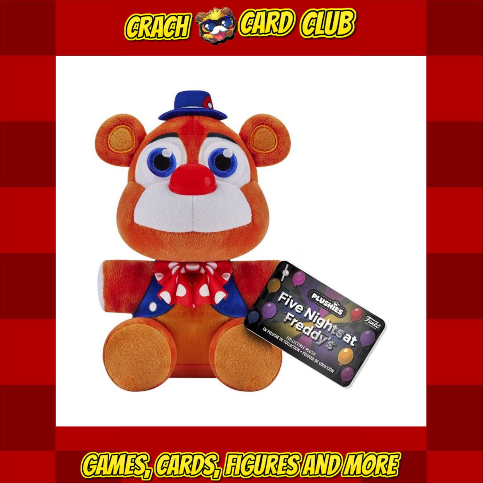 FNAF Funko POP! Plush: FNAF SB - Circus Freddy (CL 4")