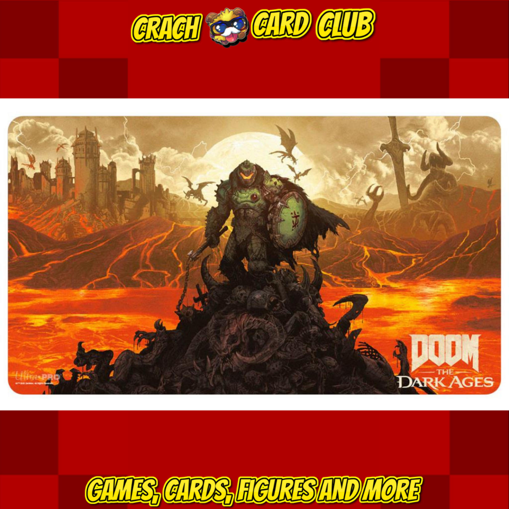 Ultra Pro UP - DOOM Playmat 2 for Bethesda - Doom