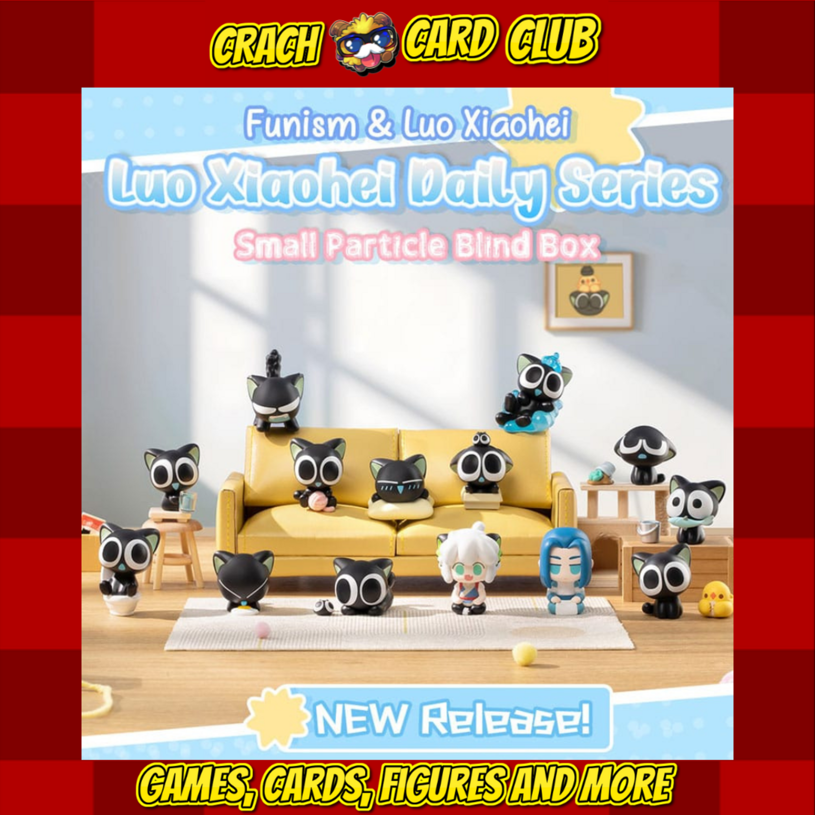 Qface Luo Xiaohei Mini Figures Q face Series 1 3 cm