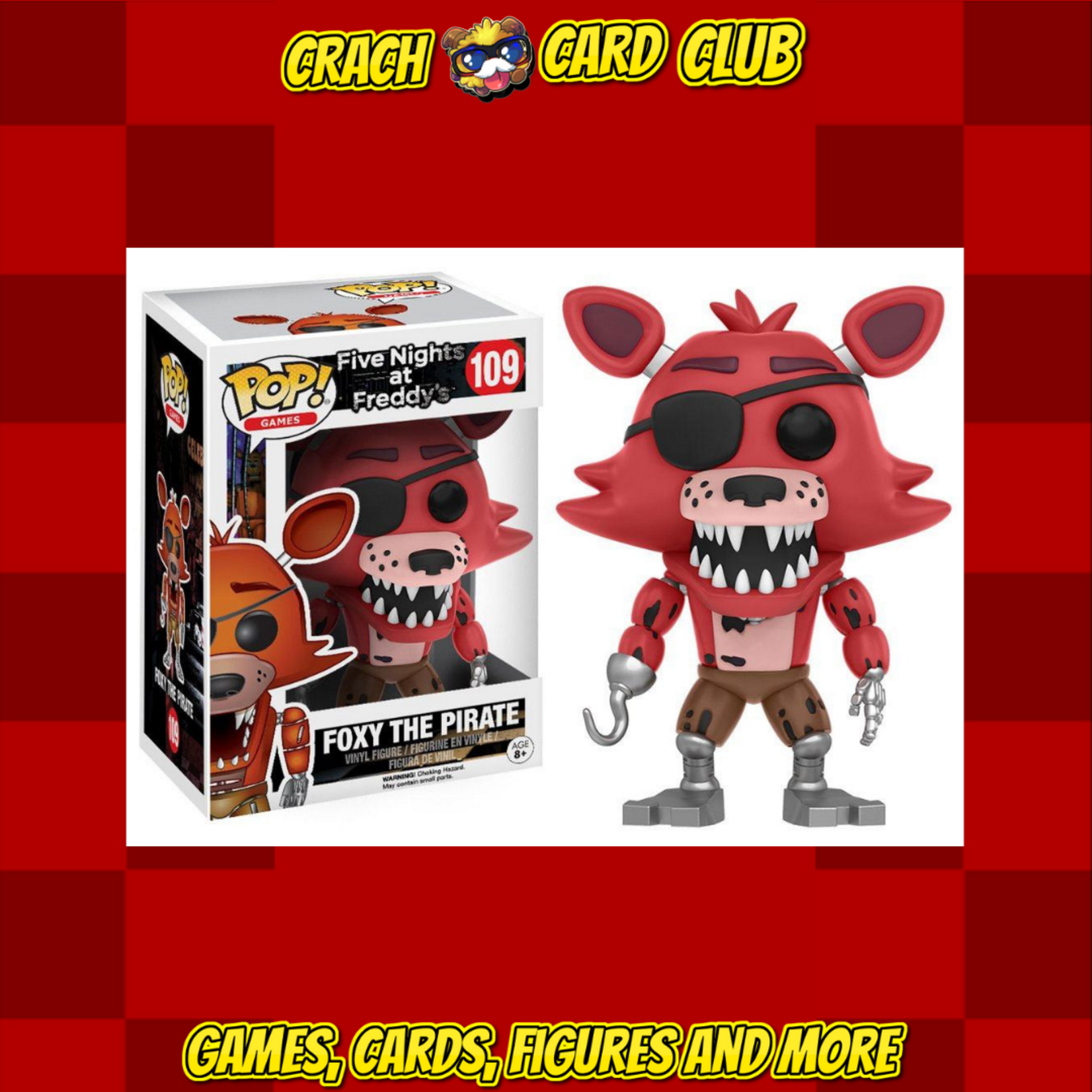 FNAF Five Nights at Freddy's POP! Games Vinyl Figure Foxy The Pirate 9 cm