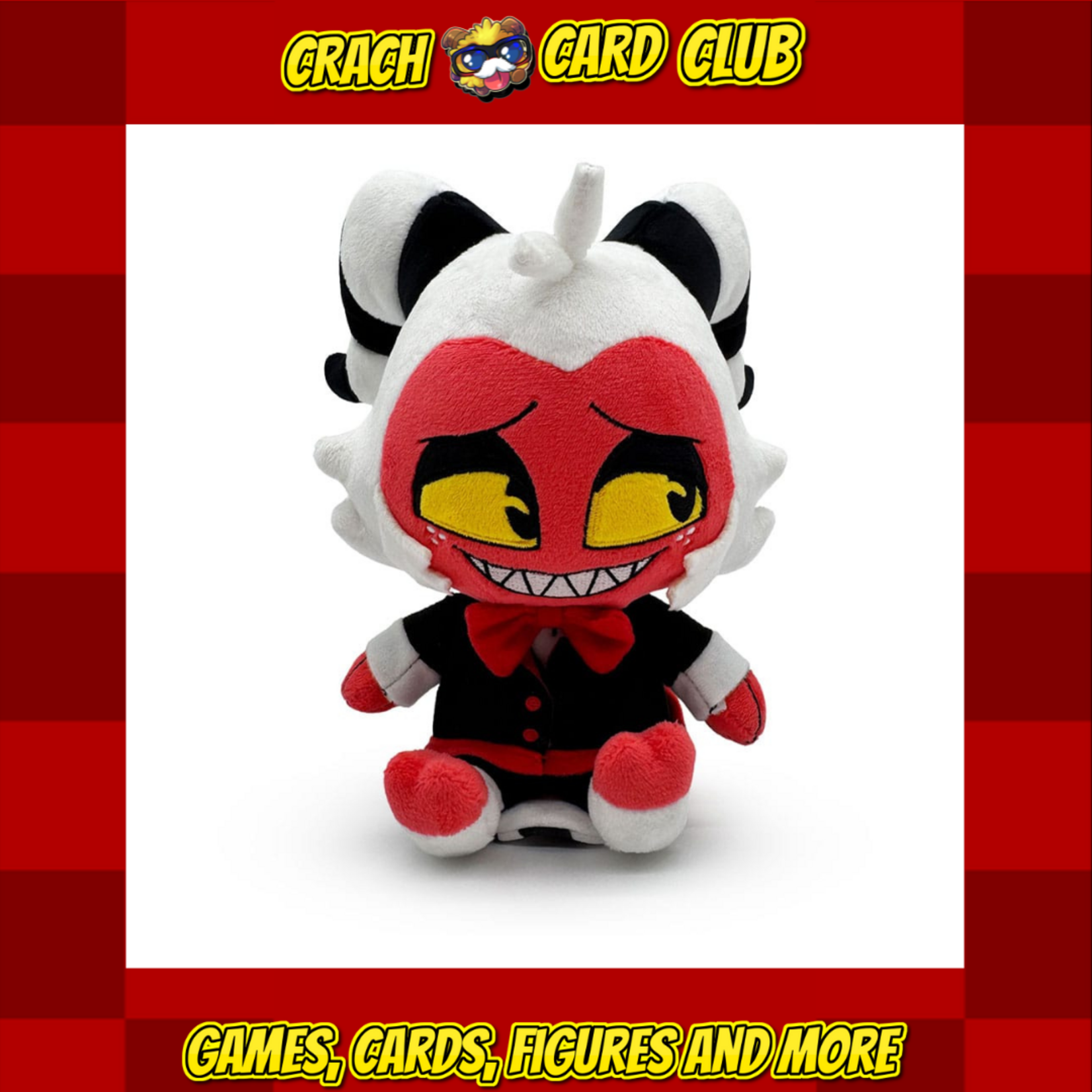 youtooz Helluva Boss Plush Figure Moxxie Date Night Shoulder Rider 14 cm