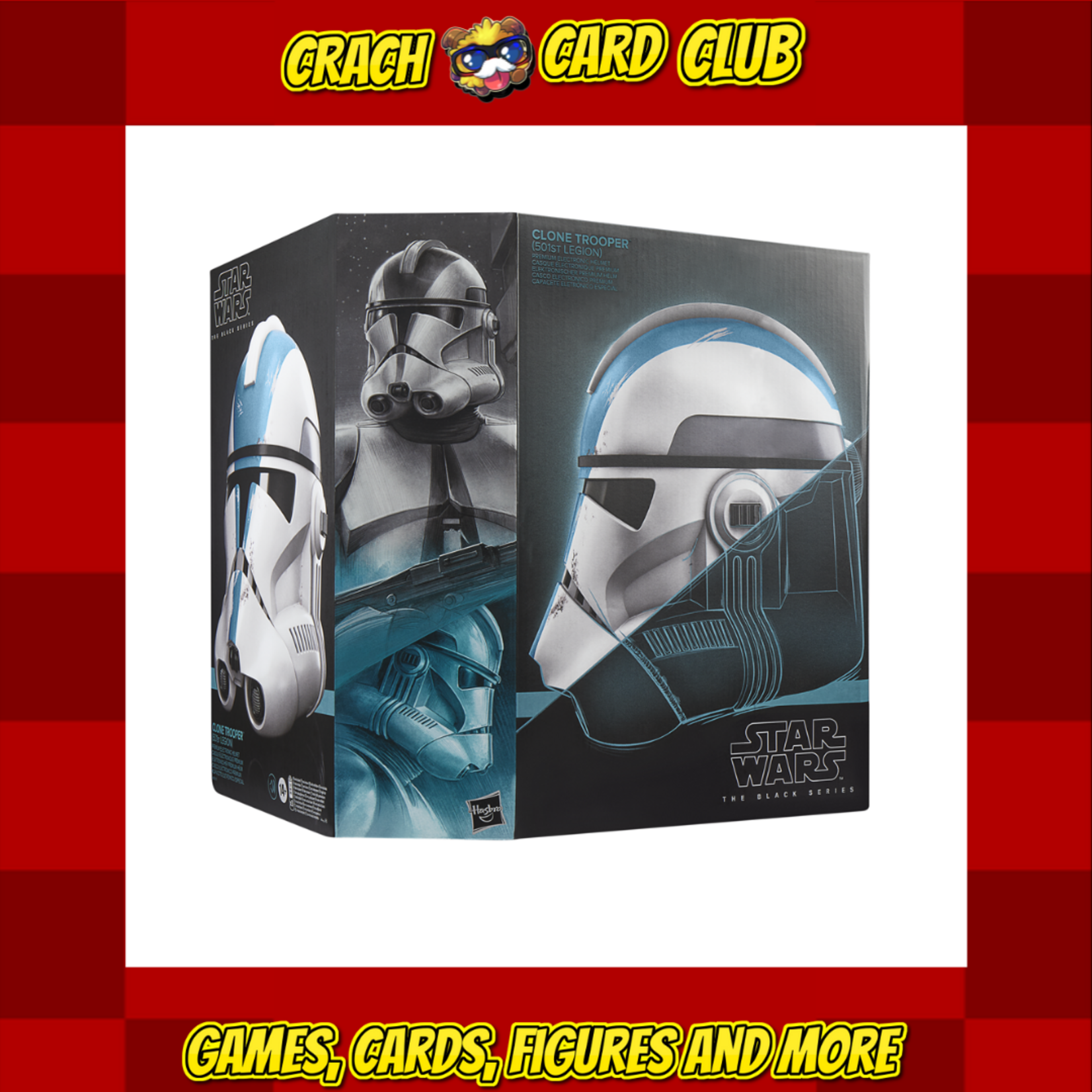 starwars Star Wars The Black Series Clone Trooper (501st Legion) Electronic Helmet