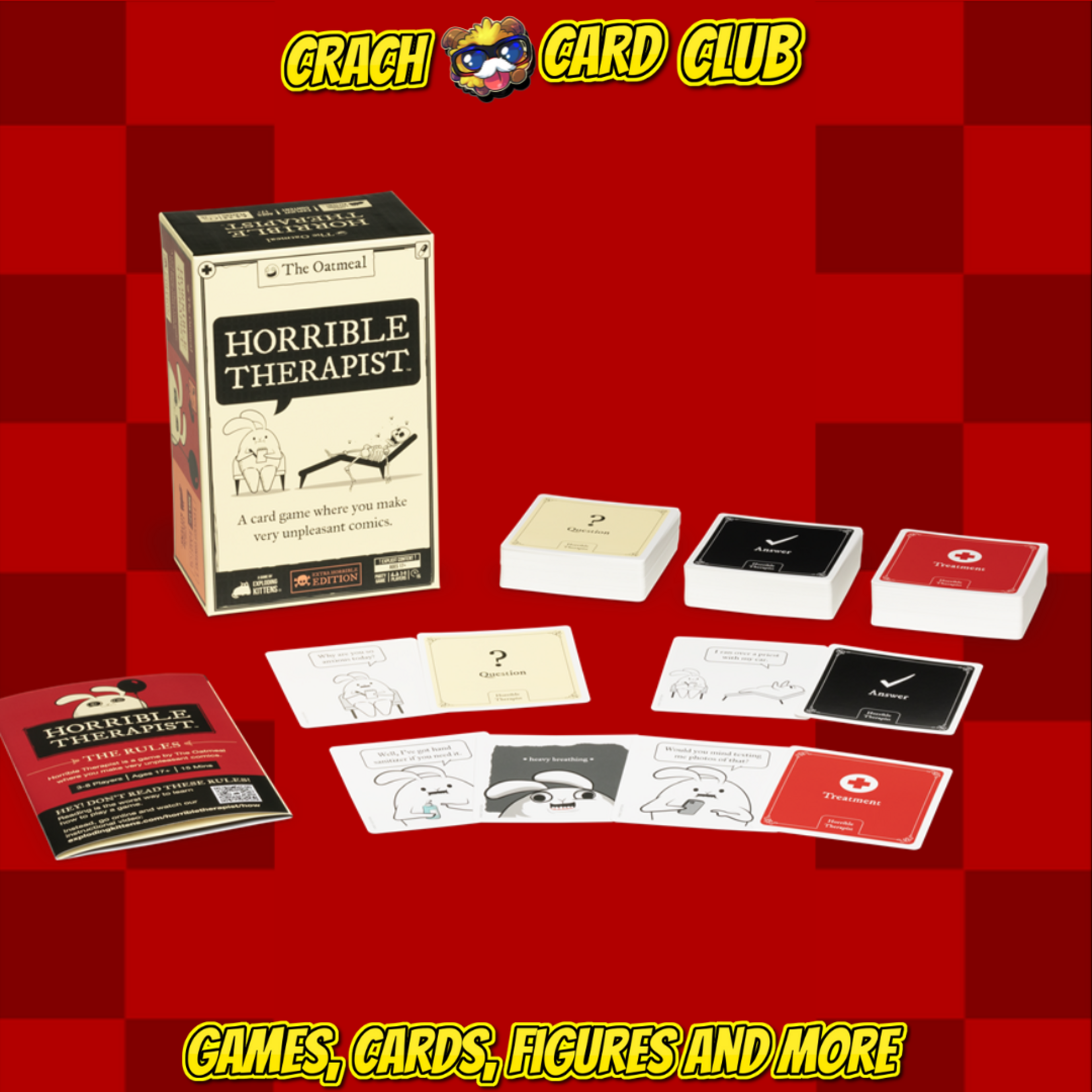 boardgame Horrible Therapist Extra Horrible Edition