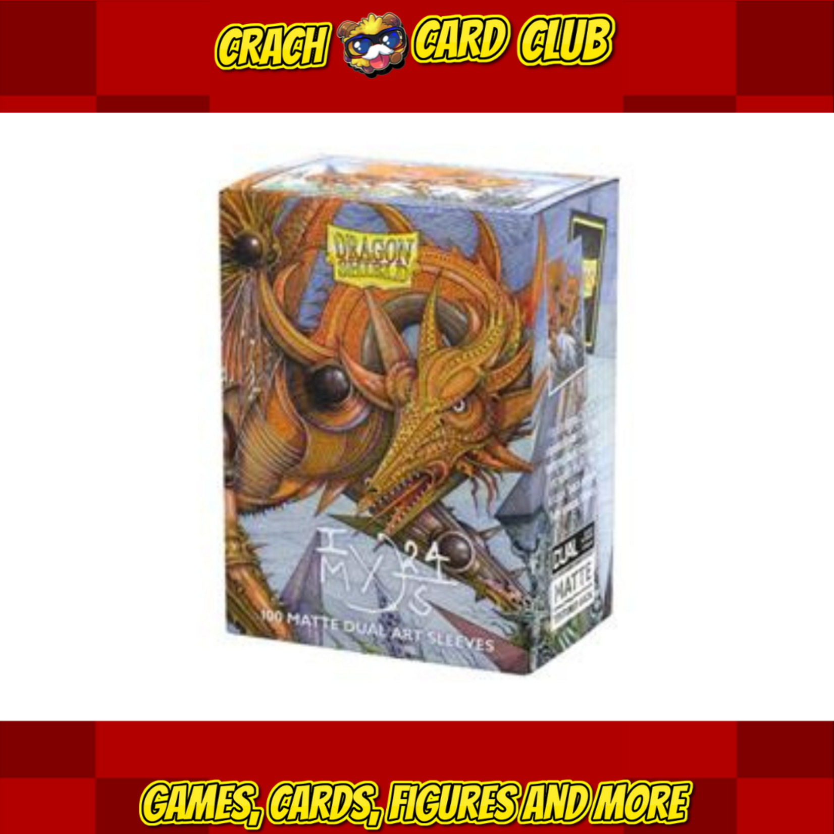 Dragon Shield Dragon Shield Standard size Matte Dual Art Sleeves - The Millerax (100 Sleeves)
