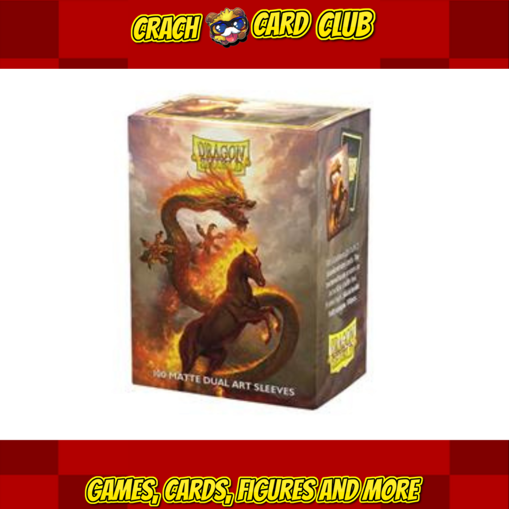 Dragon Shield Dragon Shield Standard Dual Art Sleeves - Fire Horse 2026 (100 Sleeves)