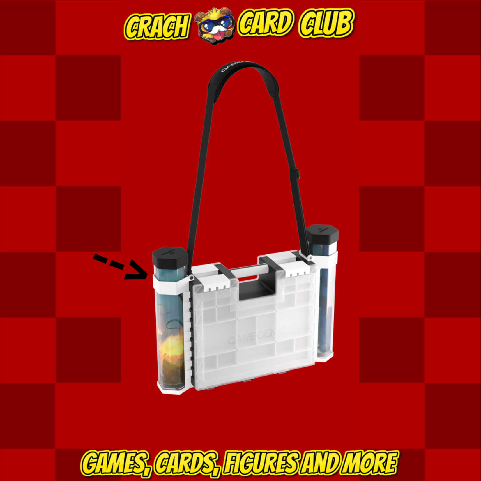 Gamegenic Gamegenic - Game Castle Tube Holder - White