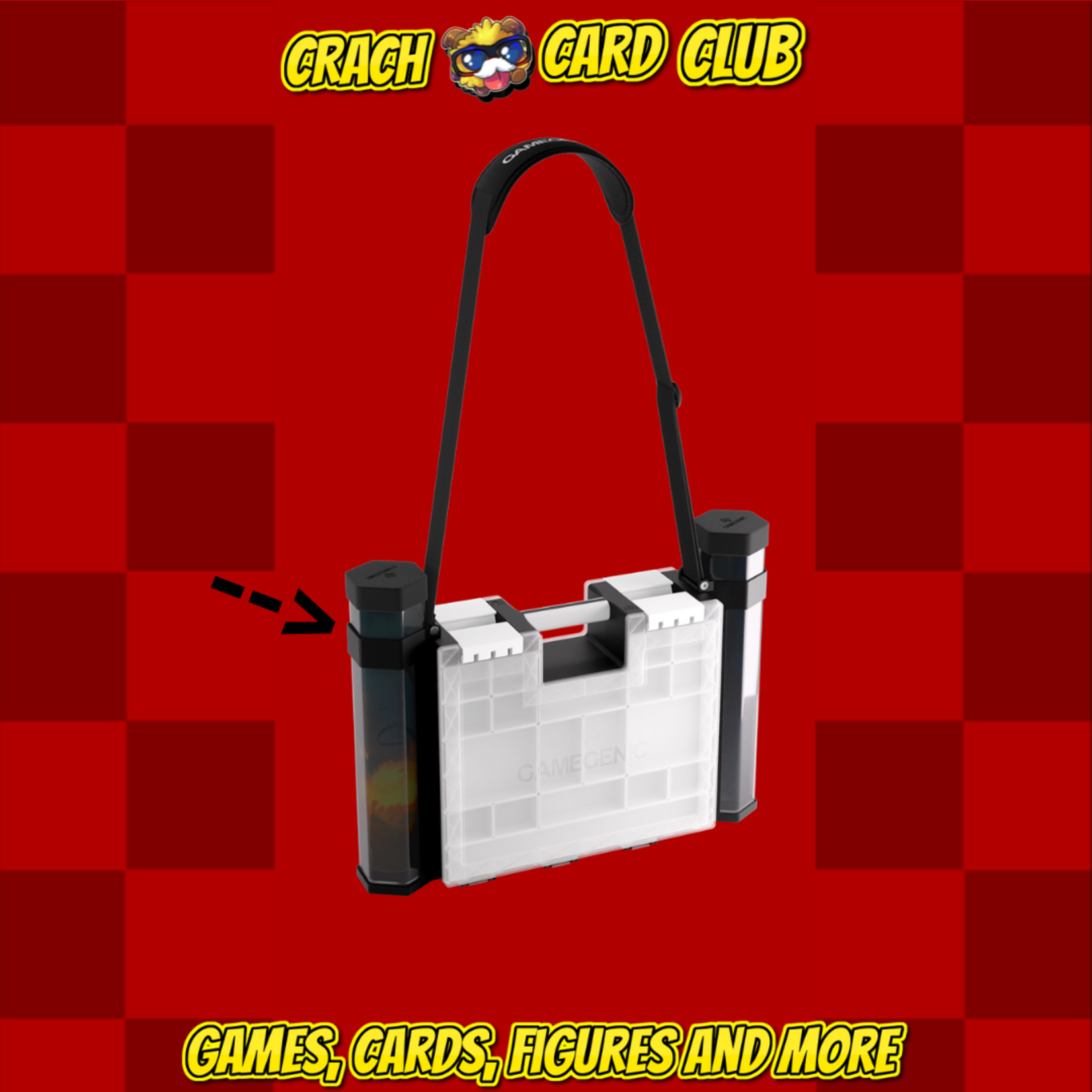 Gamegenic Gamegenic - Game Castle Tube Holder - Black