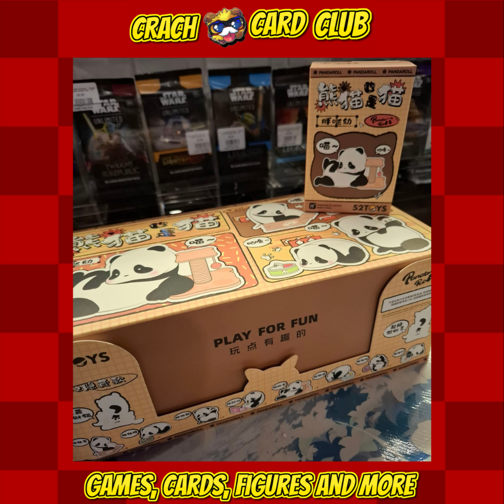 panda roll Panda Roll Blind Box Figures Assortment  Panda As A Cat 7 cm