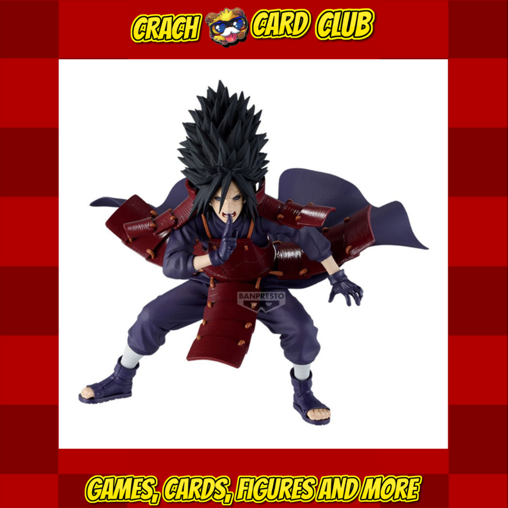 Naruto Naruto Shippuden Vibration Stars PVC Statue Madara Uchiha 17 cm