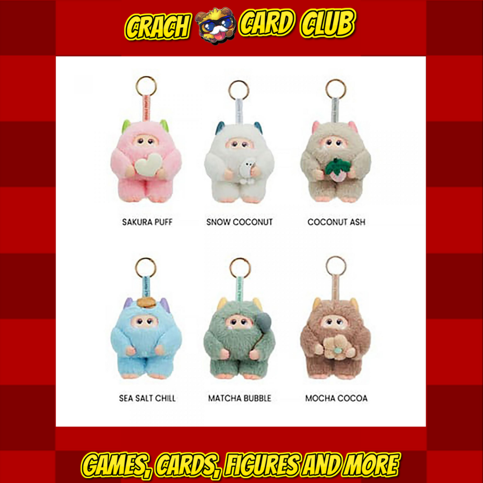 giggle monster Giggle Monster Plush Keychain 11 cm Marshmallow Dreams Blind Box