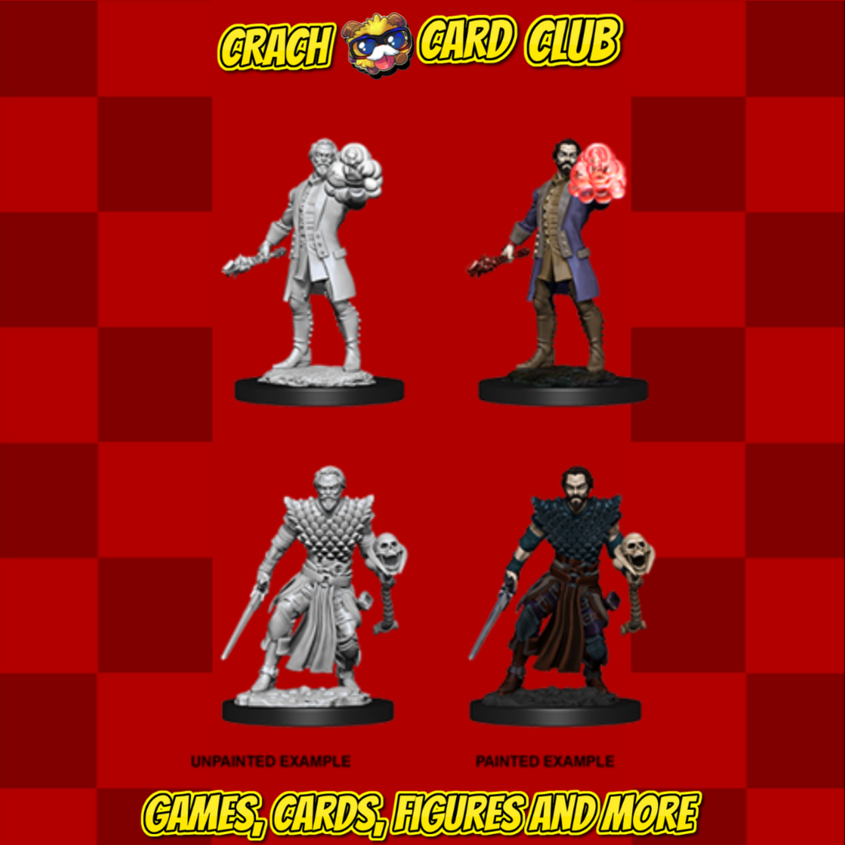 DnD D&D Nolzur’s Marvelous Miniatures: Male Human Warlock