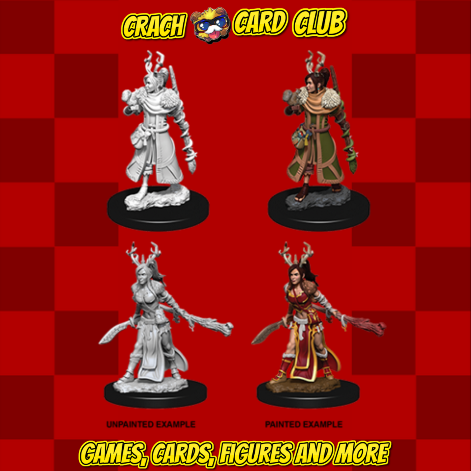 DnD D&D Nolzur’s Marvelous Miniatures: Female Human Druid