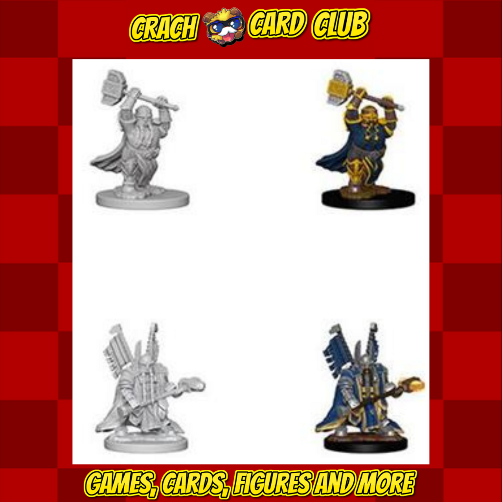 DnD D&D Nolzur’s Marvelous Miniatures: Dwarf Male Paladin