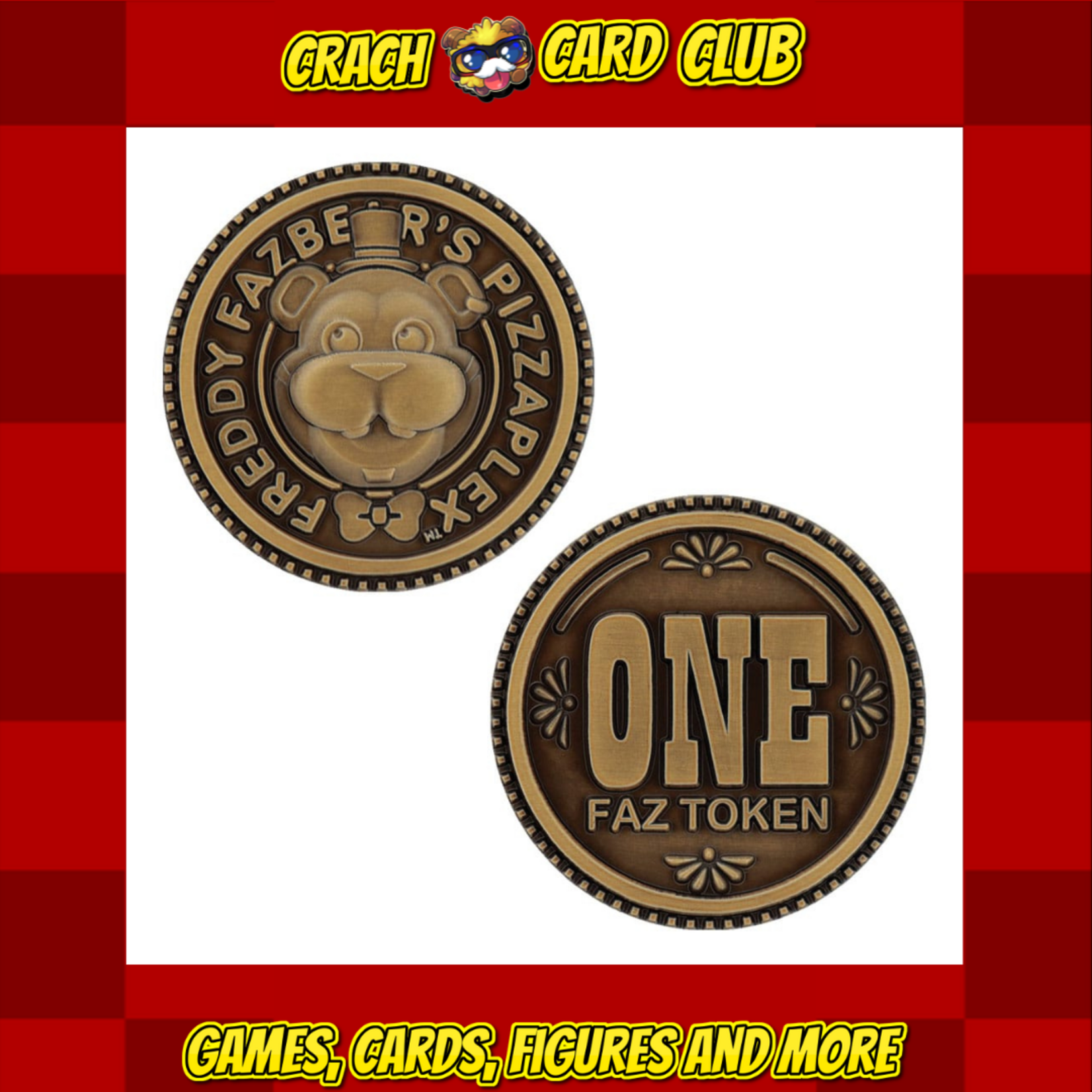 fivenightsatfreddy Five Nights at Freddy´s Collectable Coin One Faz Token Limited Edition