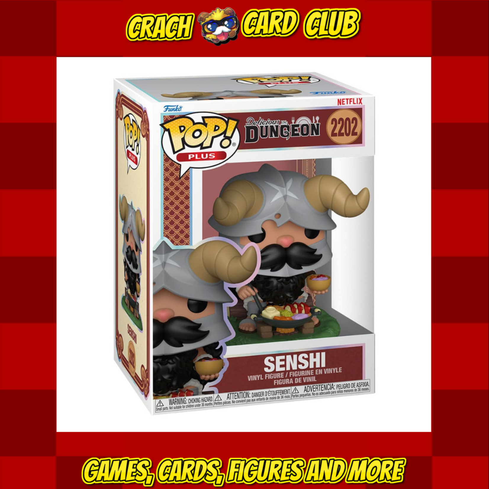 delicious in dungeon Delicious in Dungeon POP! Plus Animation Figure Senshi 9 cm