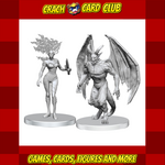 DnD Pathfinder Deep Cuts Unpainted Miniatures Gargoyle & Shae