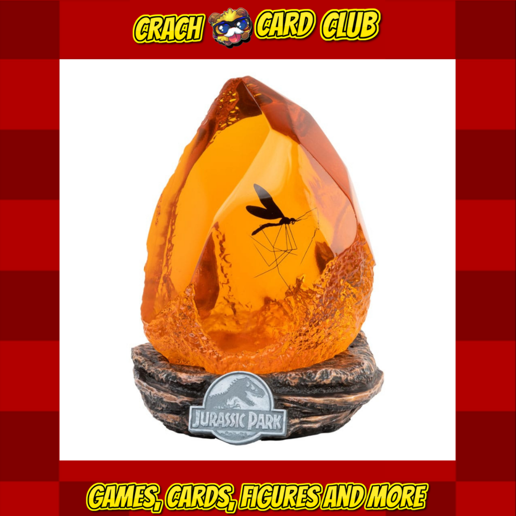 Jurassic Park Jurassic Park Lamp with USB-C Amber