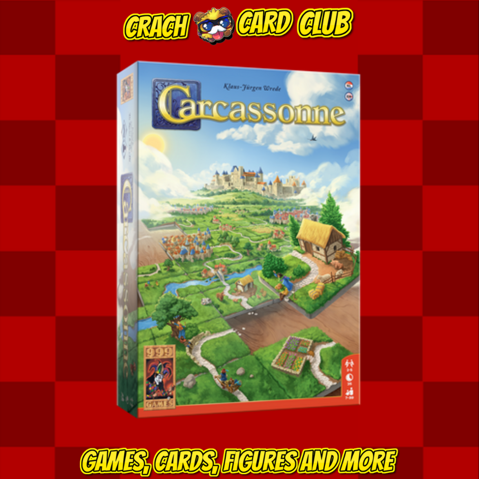 999 games Carcassonne Basisspel - Bordspel
