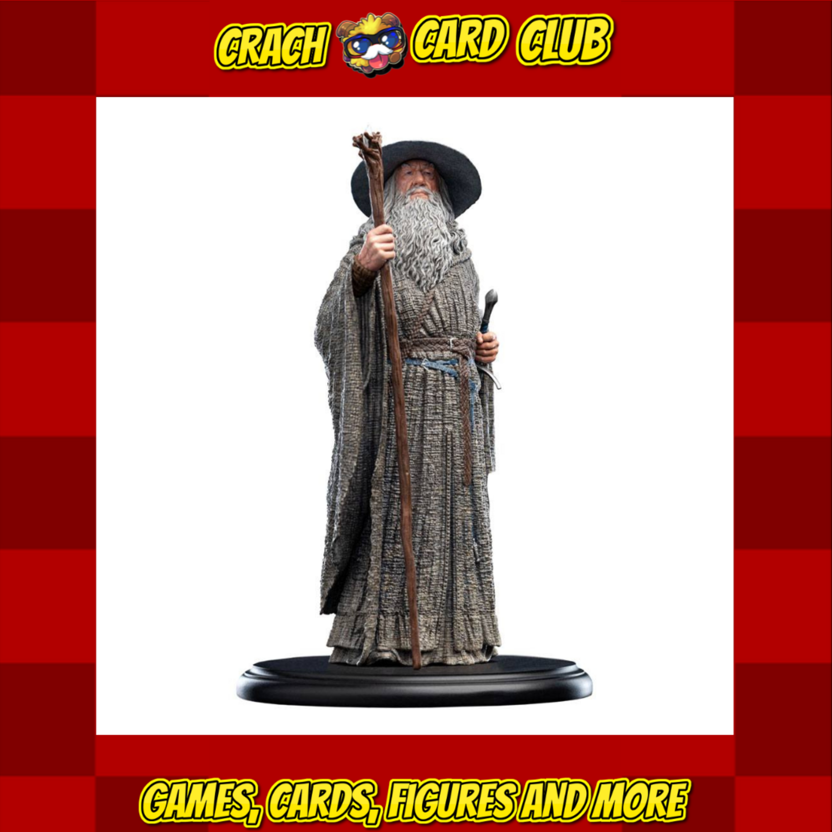 lord of the rings Lord of the Rings Mini Statue Gandalf the Grey 19 cm