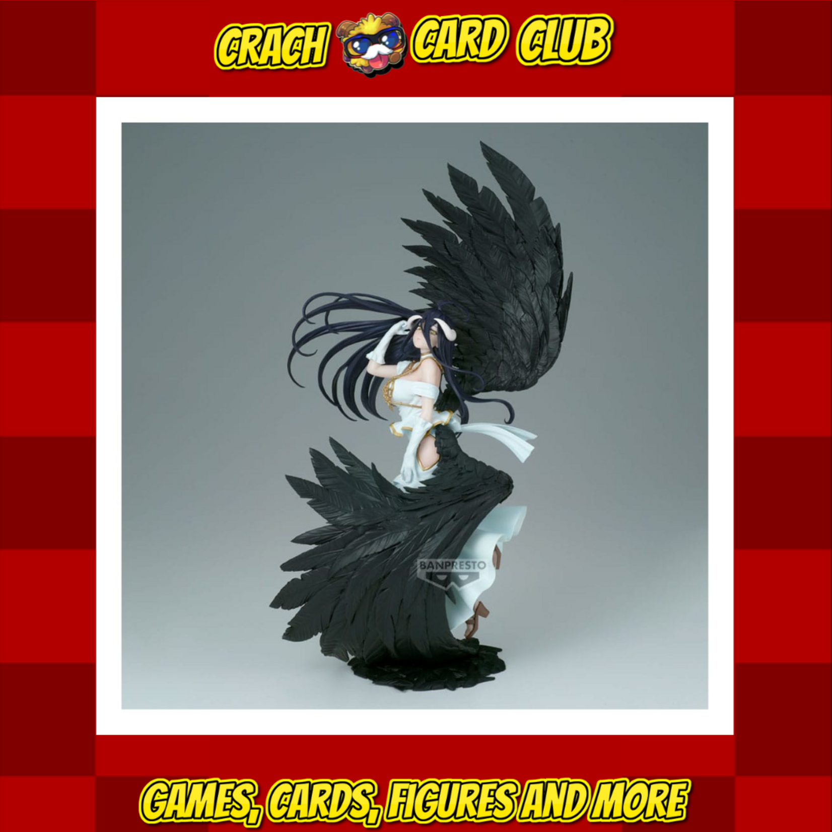 overlord Overlord Banpresto Evolve PVC Statue Empress of Darkness Albedo 34 cm