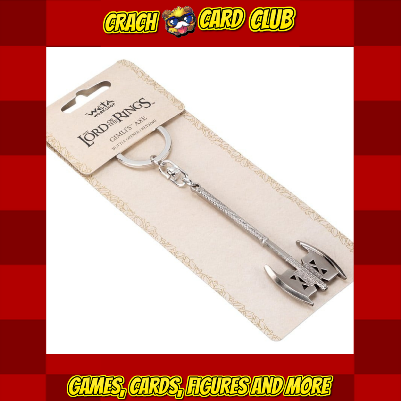 lord of the rings Lord of the Rings Keyring Bottle Opener Gimli's Axe