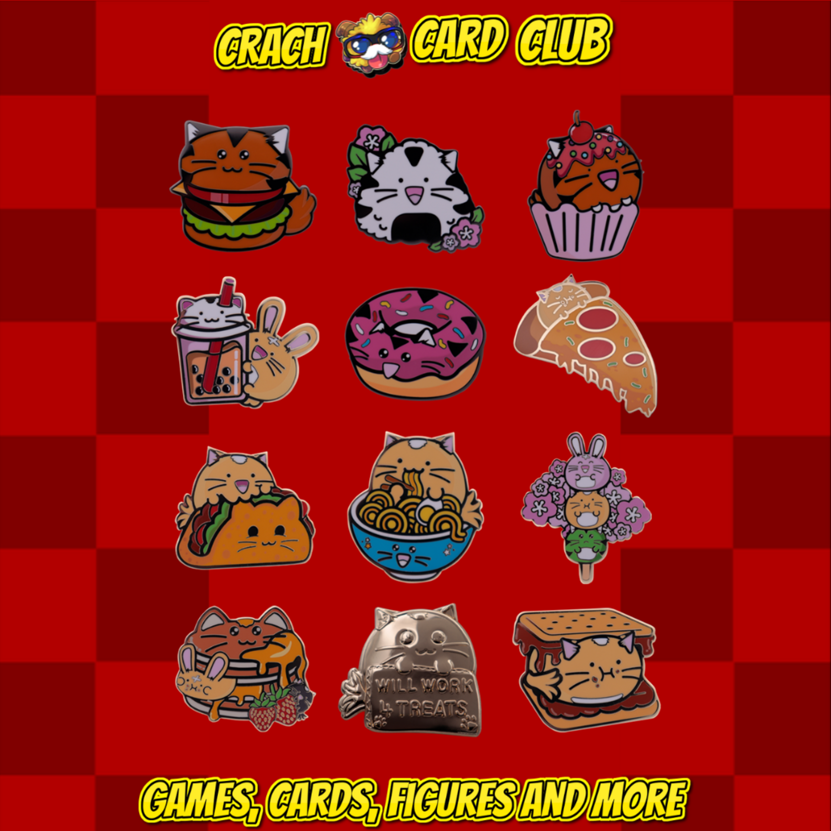 fuzzballs Fuzzballs Mystery Pin Badge CDU Containing 12 Blind Boxes